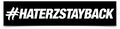 Stickers - #HaterzStayBack - Shop Fitness, Yoga, Lifestyle & Positive Vibes